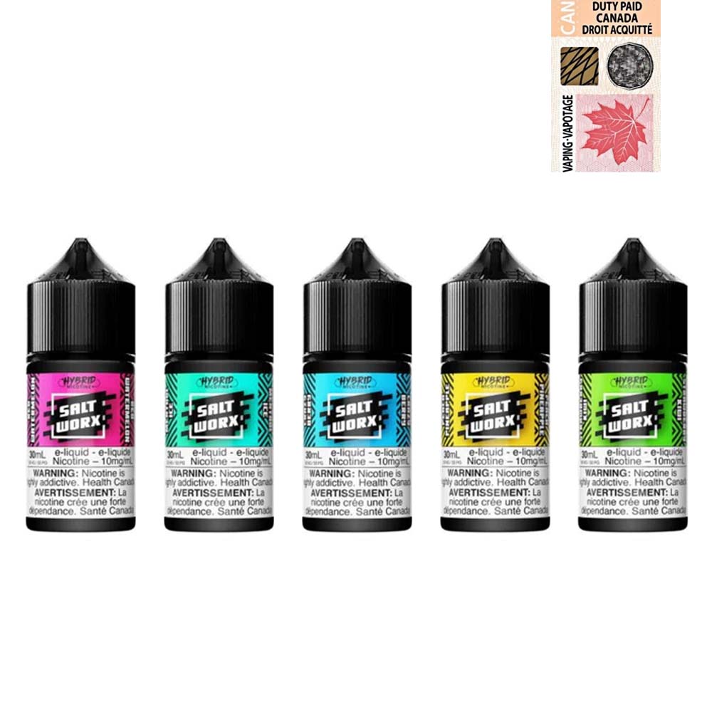 HYBRID SALTS 30ML BY SALT WORX Fort Saskatchewan Vape Shop