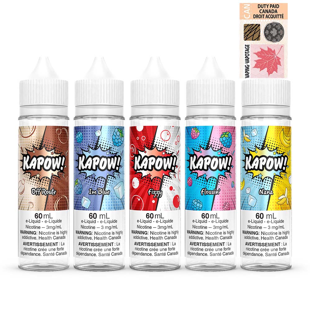 KAPOW FREEBASE E LIQUID Fort Saskatchewan Vape Shop