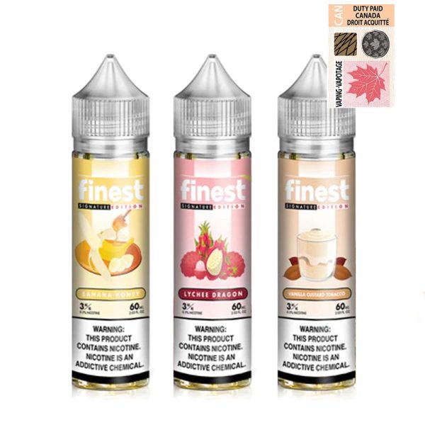 THE FINEST E-LIQUIDS (3mg/mL - 60mL)