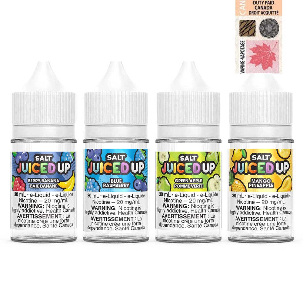 JUICED UP SALT NIC E-LIQUIDS - Fort Saskatchewan Vape Shop