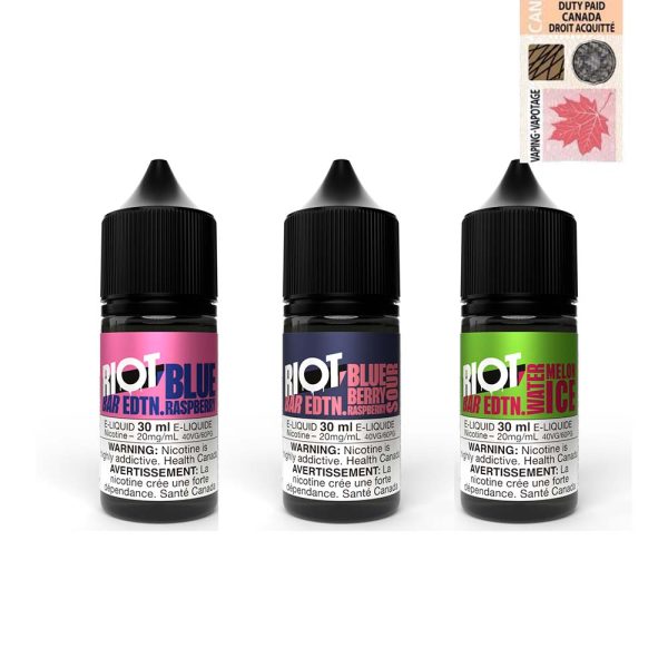 RIOT BAR EDITION SALT E-LIQUIDS