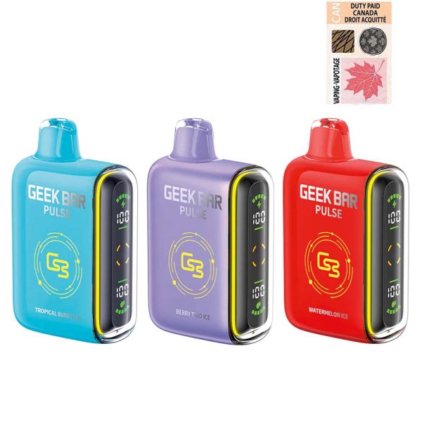 GEEK BAR PULSE DISPOSABLE Fort Saskatchewan Vape Shop   Geekbar Pulse 600x600 